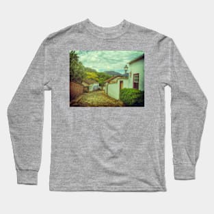 A tranquil street in the colonial town of Tiradentes. Long Sleeve T-Shirt